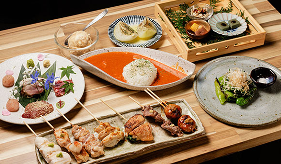 デートや宴会に◎オススメの品ばかりを集めた赫色DXコース